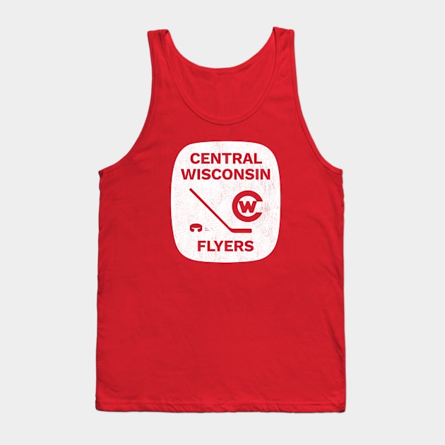 DEFUNCT - Central Wisconsin Flyers Hockey Tank Top by LocalZonly